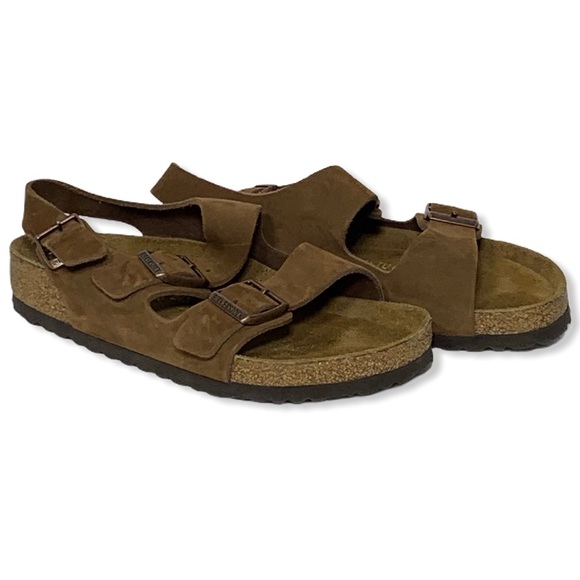 Birkenstock Milano Suede Sandals - Picture 1 of 12